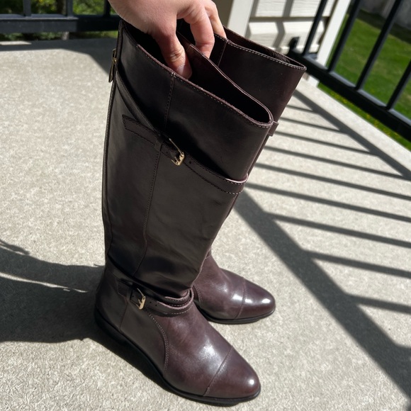 Pour La Victoire Leather Tall Riding Boots - Picture 4 of 9
